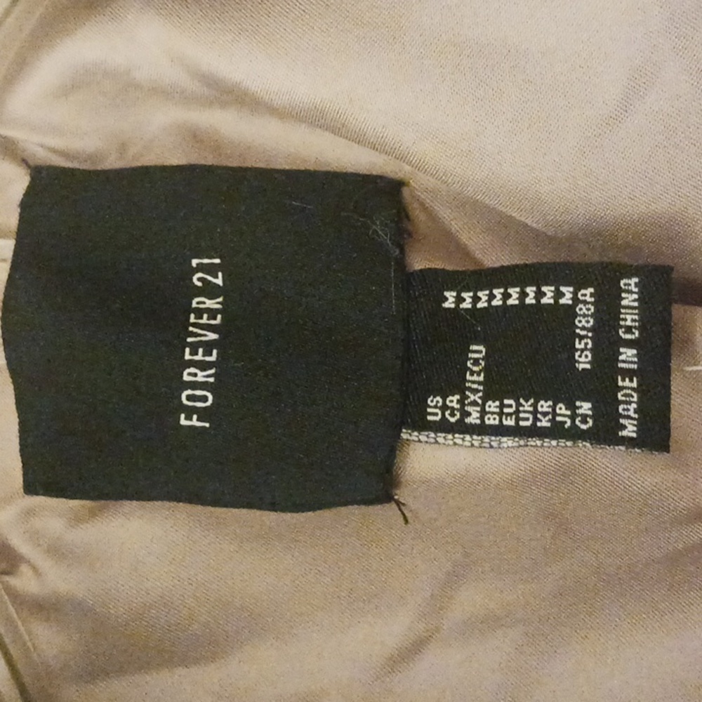 FOREVER 21 Fauxfur cream color Crop jacket - Picture 3 of 6